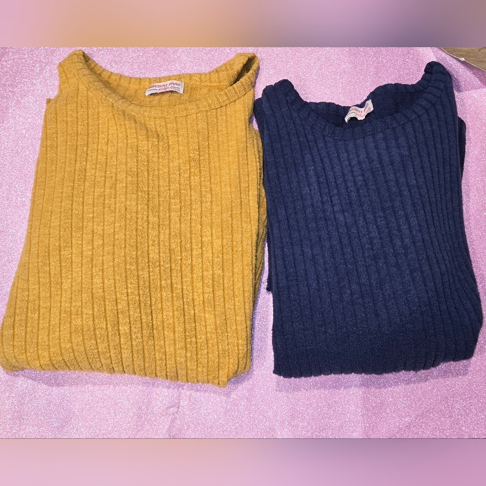 Womens Ribbed Longsleeve Top, Size-XL